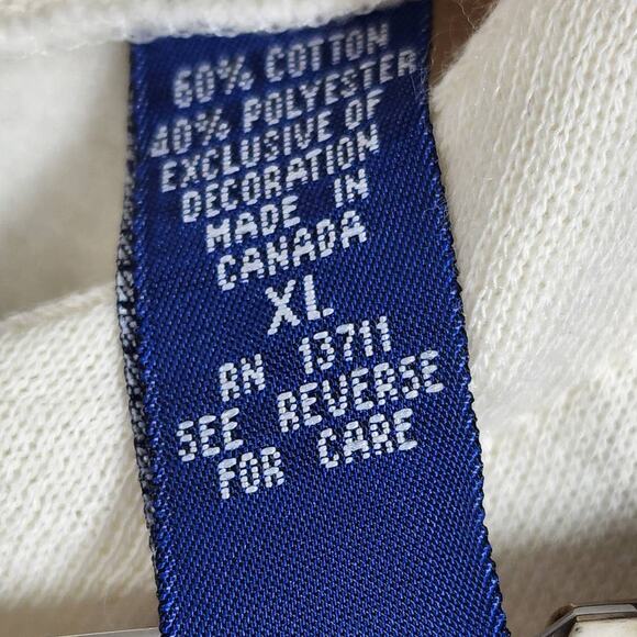 Size XL Santa's Workshop Christmas Scene Applique Buttoned Cardigan Karen Scott - Picture 10 of 11